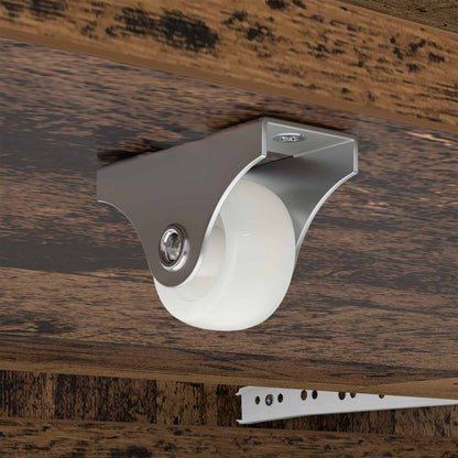 Studio Desk Old Wood 130 x 42.5 x 36 cm Engineered Wood