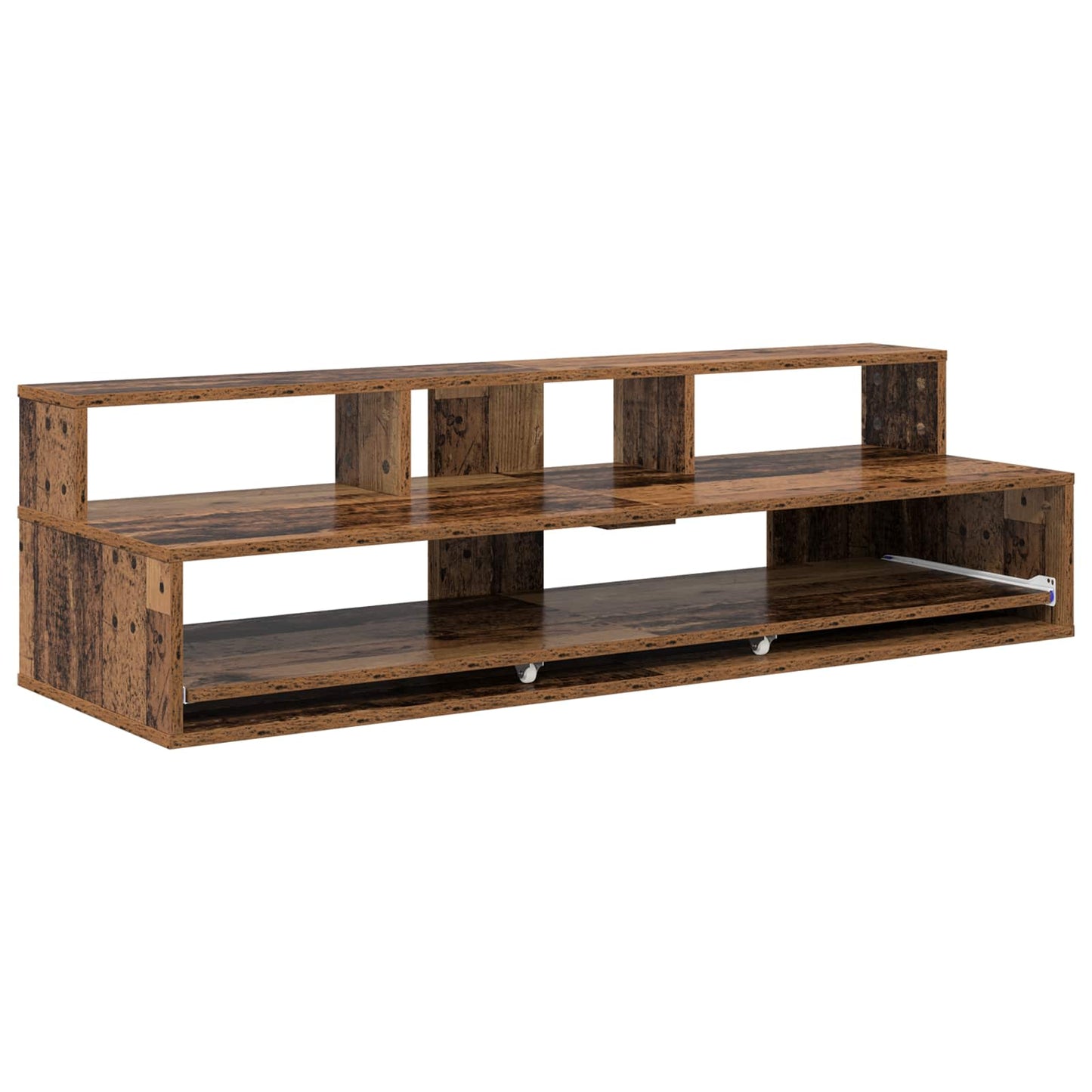 Studio Desk Old Wood 130 x 42.5 x 36 cm Engineered Wood