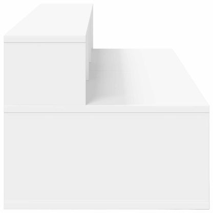 Studio Desk White 110 x 42.5 x 36 cm Engineered Wood