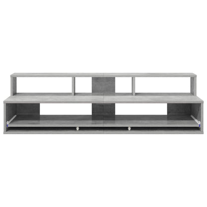 Studio Desk Concrete Grey 110 x 42.5 x 36 cm Engineered Wood