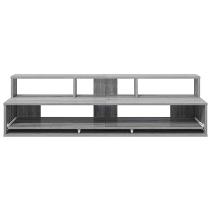 Studio Desk Grey Sonoma 110 x 42.5 x 36 cm Engineered Wood