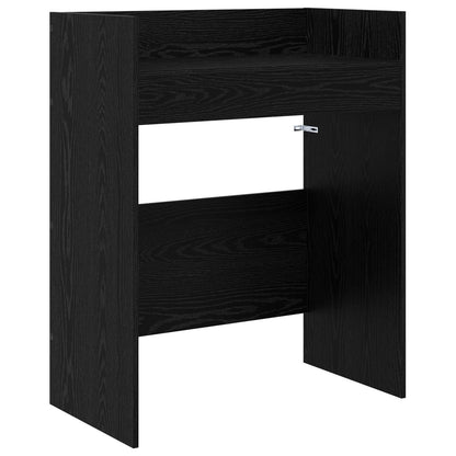DJ Table Black Oak 102 x 45 x 102 cm Engineered Wood