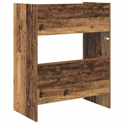 DJ Table Old Wood 102 x 45 x 102 cm Engineered Wood