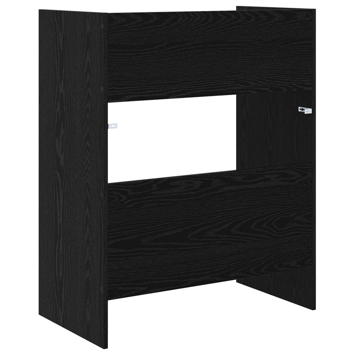 DJ Table Black Oak 82 x 45 x 102 cm Engineered Wood