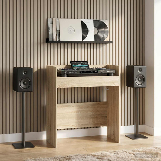 DJ Table Sonoma Oak 62 x 45 x 102 cm Engineered Wood