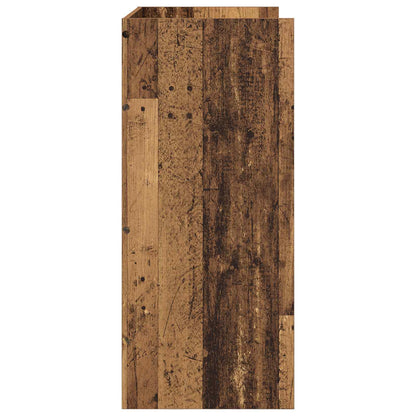 DJ Table Oak Wood 62 x 45 x 102 cm Engineered Wood