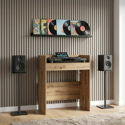 DJ Table Artisan Oak 62 x 45 x 102 cm Engineered Wood