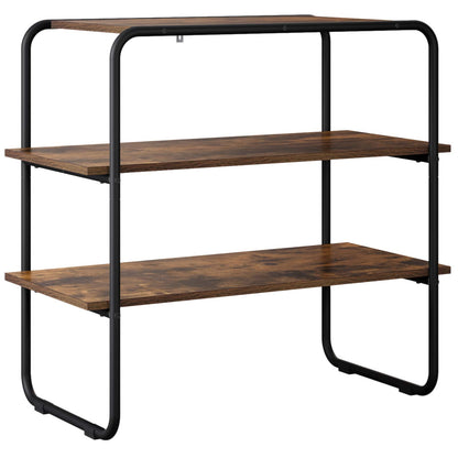 Console Table Smoked Oak 60 x 41 x 75 cm Engineered Wood