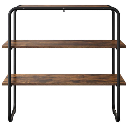 Console Table Smoked Oak 60 x 41 x 75 cm Engineered Wood