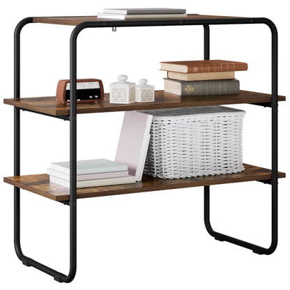 Console Table Smoked Oak 60 x 41 x 75 cm Engineered Wood