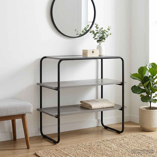 Console Table Grey Sonoma 60 x 41 x 75 cm Engineered Wood