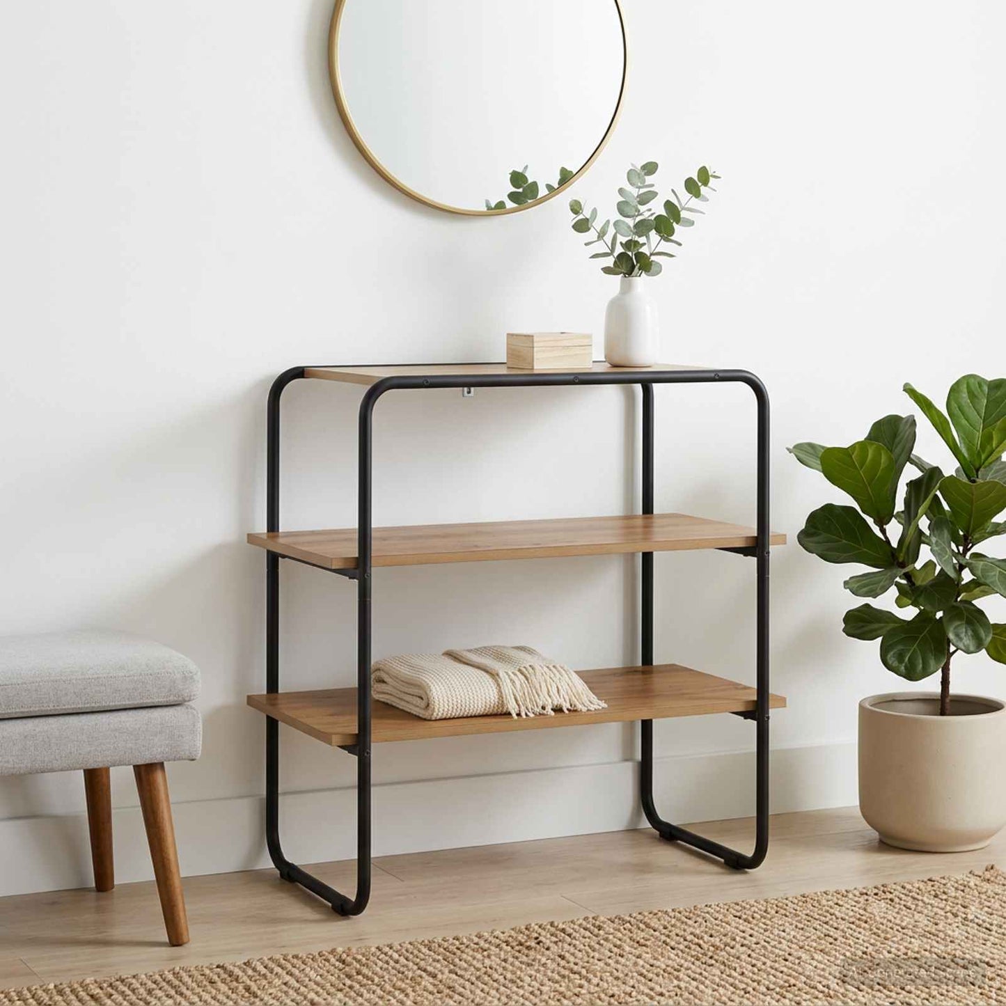 Console Table Artisan Oak 60 x 41 x 75 cm Engineered Wood