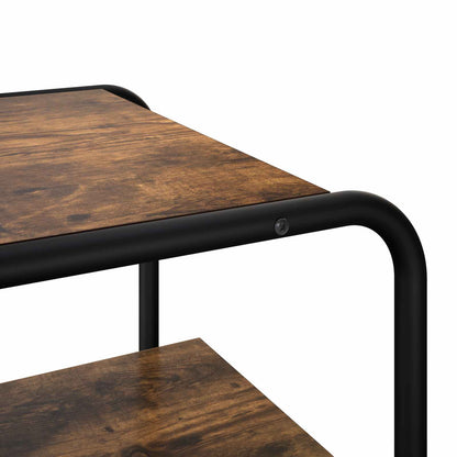 Console Table Smoked Oak 80 x 41 x 75 cm Engineered Wood