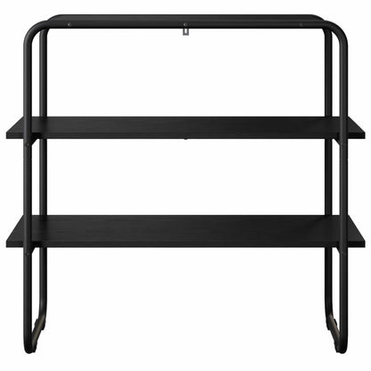 Console Table Black Oak 100 x 41 x 75 cm Engineered Wood