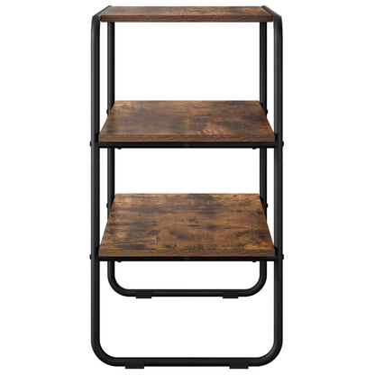 Console Table Smoked Oak 100 x 41 x 75 cm Engineered Wood