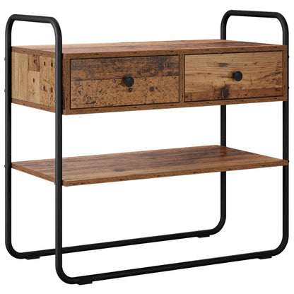 Console Table Old Wood 80 x 40 x 75 cm Engineered Wood