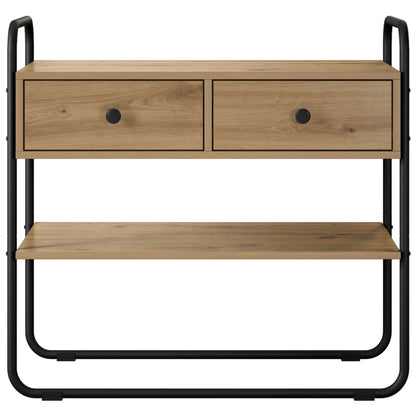 Console Table Artisan Oak 80 x 40 x 75 cm Engineered Wood