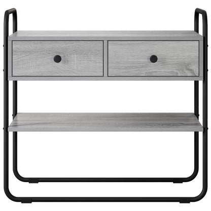 Console Table Grey Sonoma 100 x 40 x 75 cm Engineered Wood