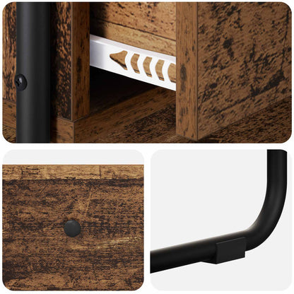 Console Table Old Wood 100 x 40 x 75 cm Engineered Wood