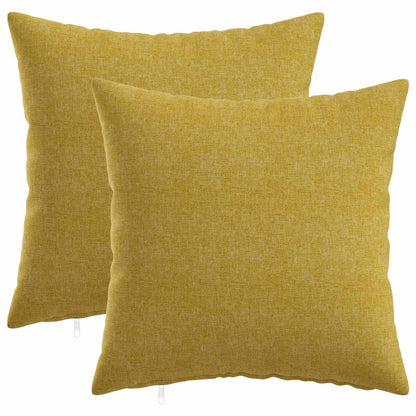 Cushion Cover 2 pcs HEERLEN Light Green 30 x 30 cm Fabric