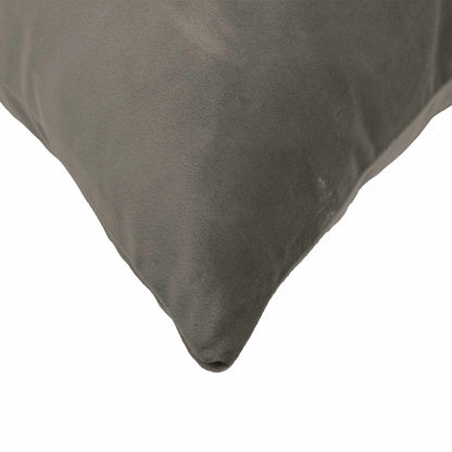 Cushion Cover 2 pcs HEERLEN Light Grey 30 x 30 cm Velvet