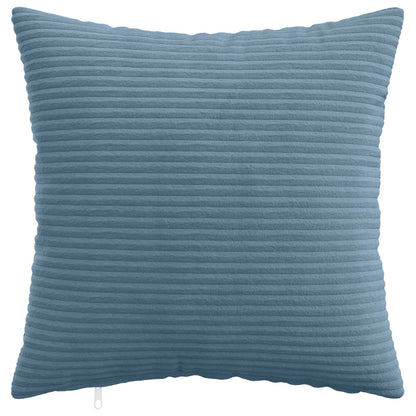 Cushion Cover 2 pcs HEERLEN Blue 30 x 30 cm Corduroy
