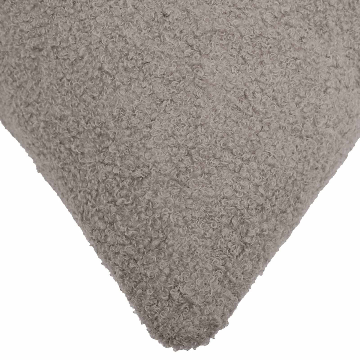 Cushion Cover 2 pcs HEERLEN Light Grey 30 x 30 cm Bouclé