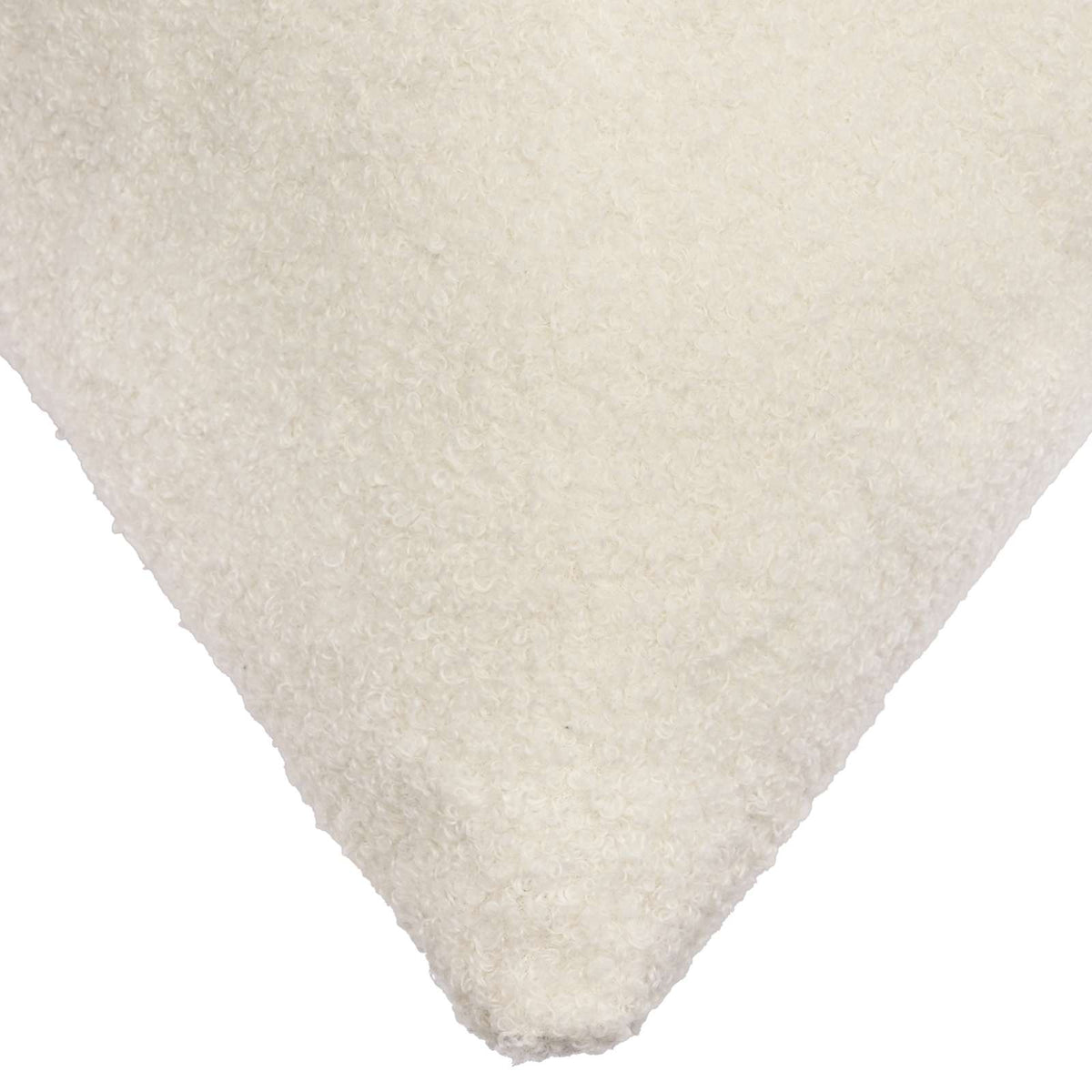 Cushion Cover 2 pcs HEERLEN Cream 30 x 30 cm Bouclé