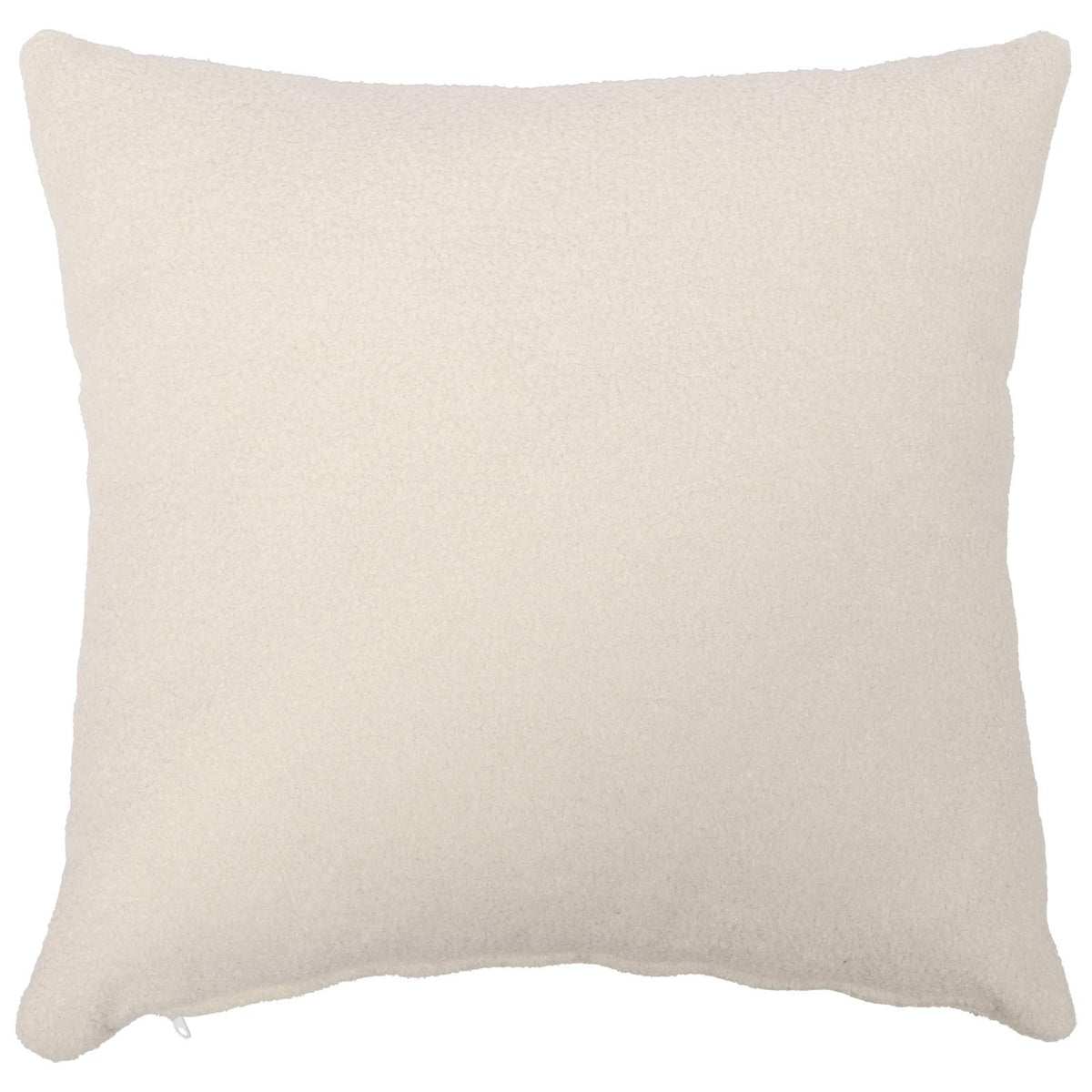 Cushion Cover 2 pcs HEERLEN Cream 30 x 30 cm Bouclé