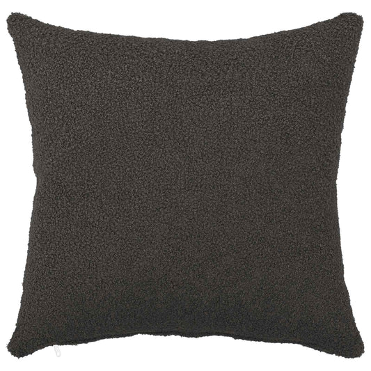 Cushion Cover 6 pcs HEERLEN Dark Grey 30 x 30 cm Bouclé