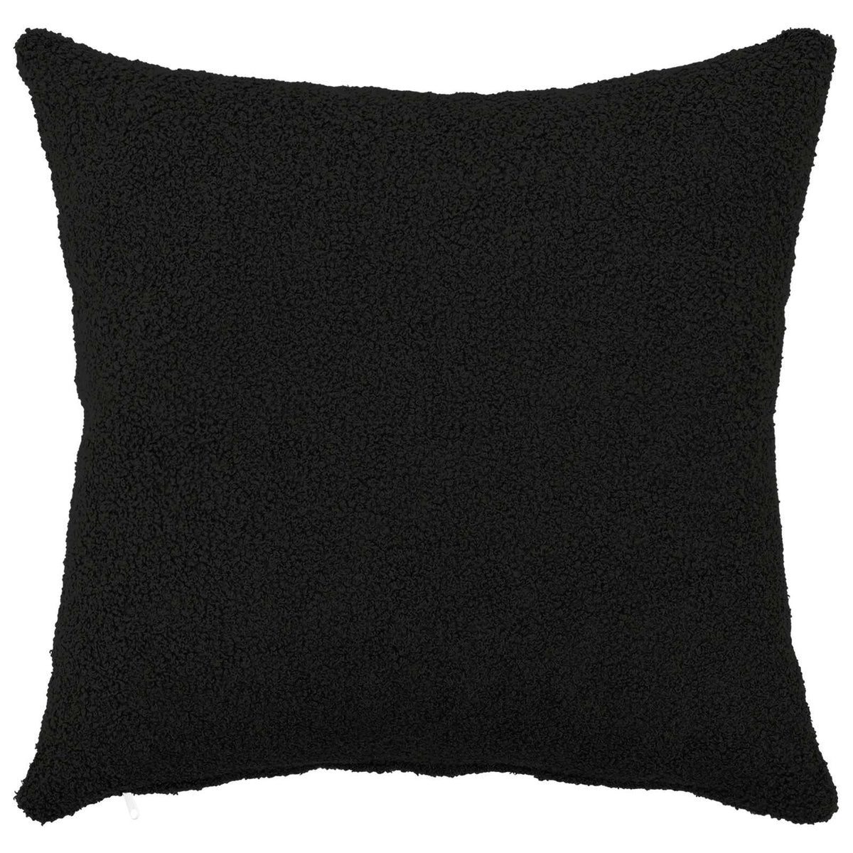 Cushion Cover 2 pcs HEERLEN Black 30 x 30 cm Bouclé