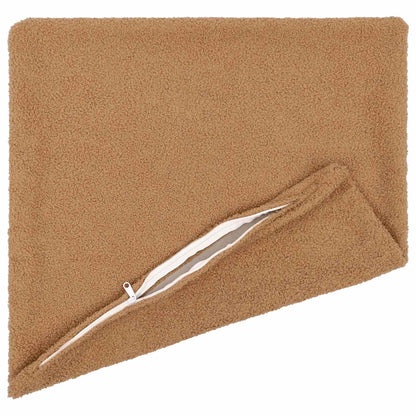 Cushion Cover 6 pcs HEERLEN Beige 30 x 30 cm Bouclé