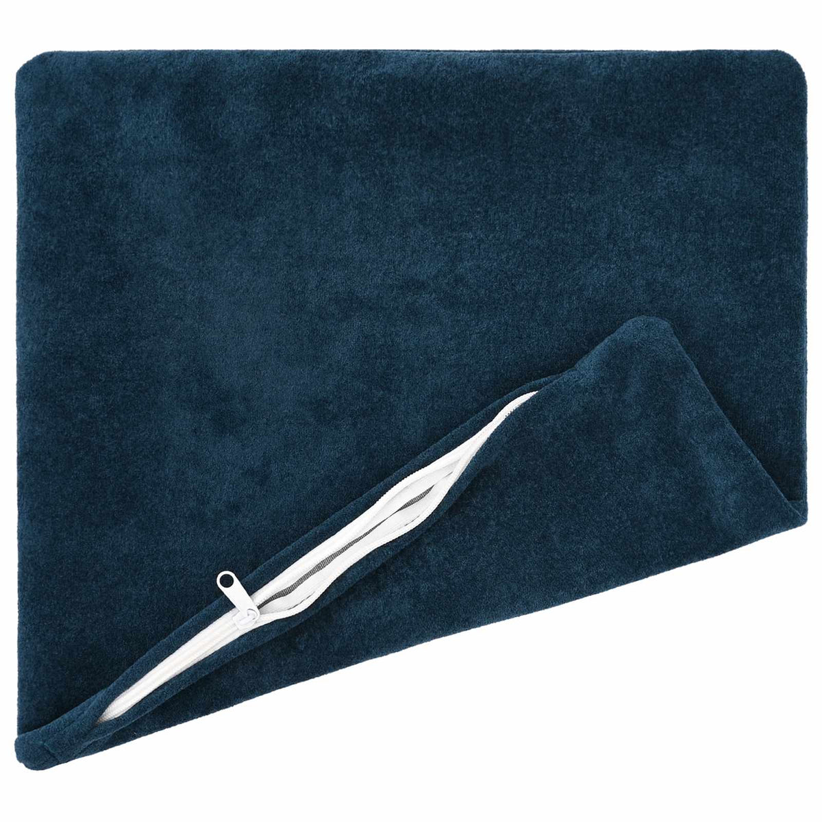 Cushion Cover 2 pcs HEERLEN Blue 30 x 30 cm Microfiber Fleece