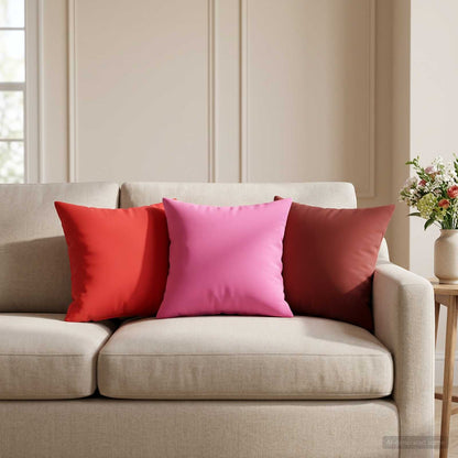 Cushion Cover 2 pcs HEERLEN Red 40 x 40 cm Polyester