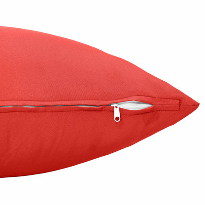 Cushion Cover 6 pcs HEERLEN Red 30 x 30 cm Polyester