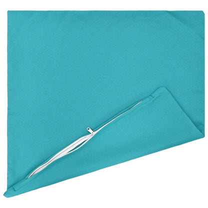 Cushion Cover 6 pcs HEERLEN Turquoise 30 x 30 cm Polyester