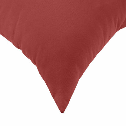 Cushion Cover 6 pcs HEERLEN Wine Red 30 x 30 cm Polyester