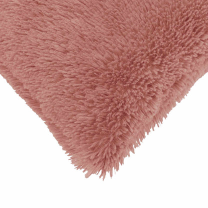 Cushion Cover 6 pcs HEERLEN Pink 30 x 30 cm PV Fleece