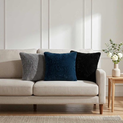 Cushion Cover 2 pcs HEERLEN Navy Blue 40 x 40 cm