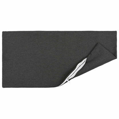 Cushion Cover 2 pcs HEERLEN Dark Grey 30 x 50 cm Fabric