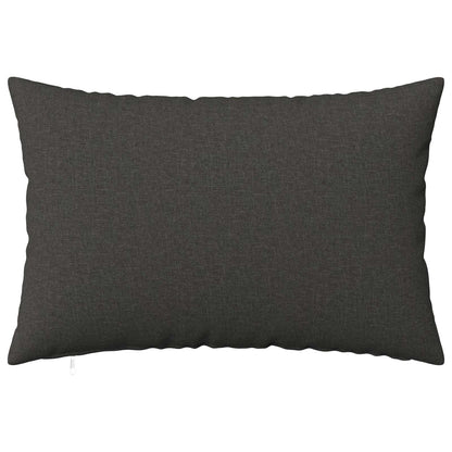 Cushion Cover 2 pcs HEERLEN Dark Grey 30 x 50 cm Fabric