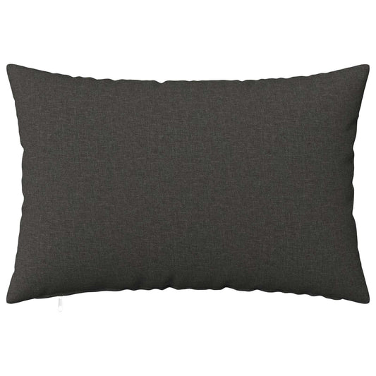 Cushion Cover 2 pcs HEERLEN Dark Grey 30 x 50 cm Fabric