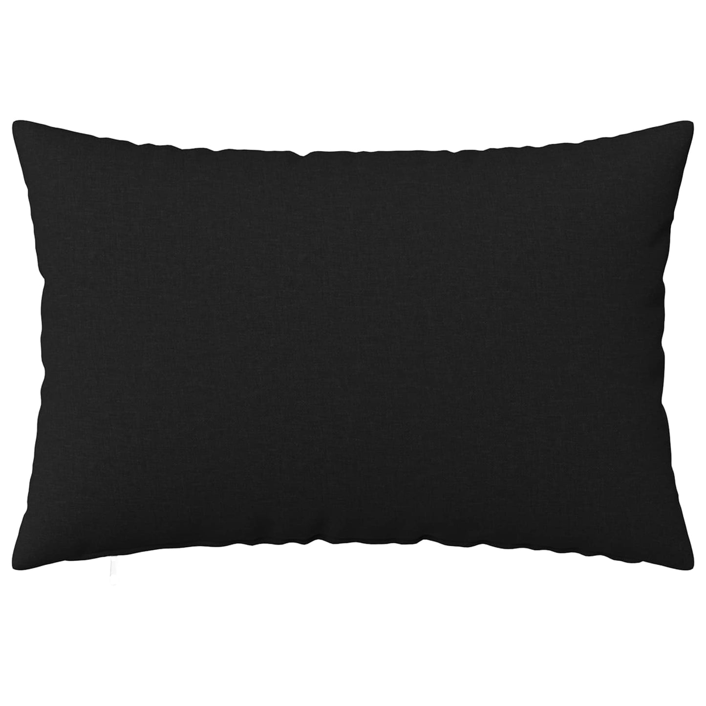 Cushion Cover 2 pcs HEERLEN Black 30 x 50 cm Fabric