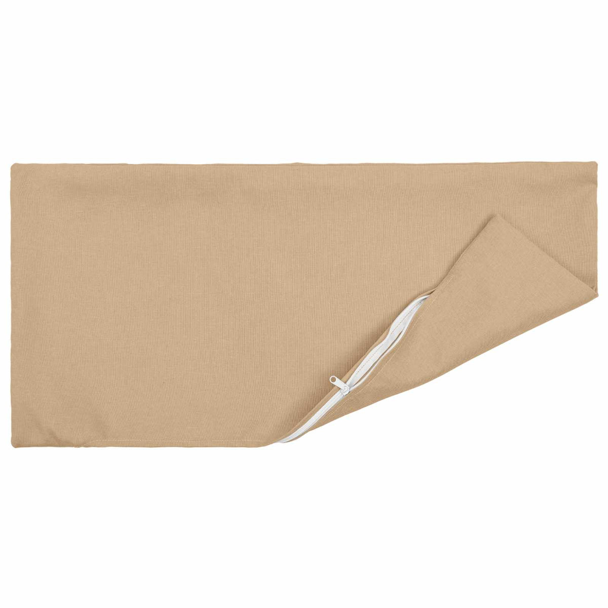 Cushion Cover 2 pcs HEERLEN Cream 30 x 50 cm Fabric