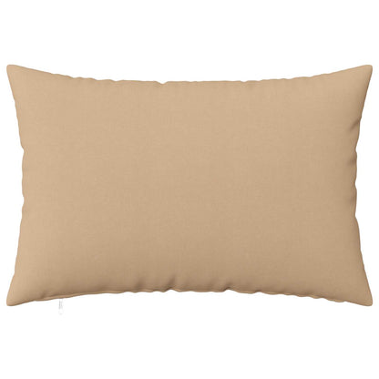 Cushion Cover 2 pcs HEERLEN Cream 30 x 50 cm Fabric