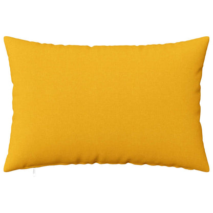 Cushion Cover 2 pcs HEERLEN Light Yellow 30 x 50 cm Fabric