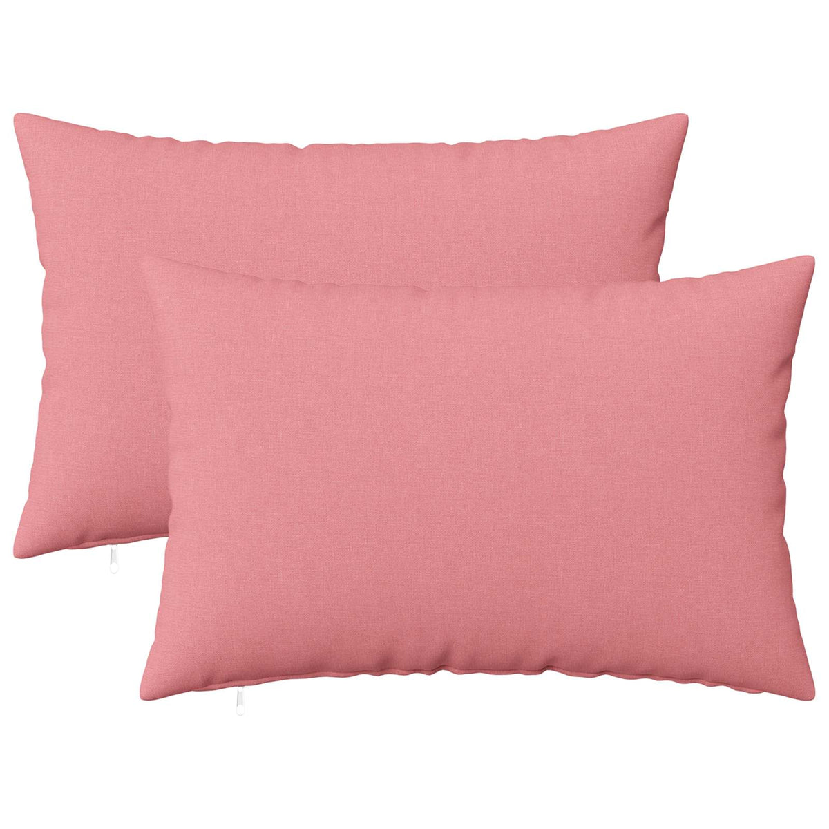 Cushion Cover 2 pcs HEERLEN Pink 30 x 50 cm Fabric