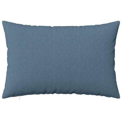 Cushion Cover 2 pcs HEERLEN Jeans Blue 30 x 50 cm Fabric