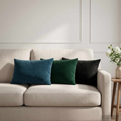 Cushion Cover 2 pcs HEERLEN Blue 40 x 60 cm Velvet