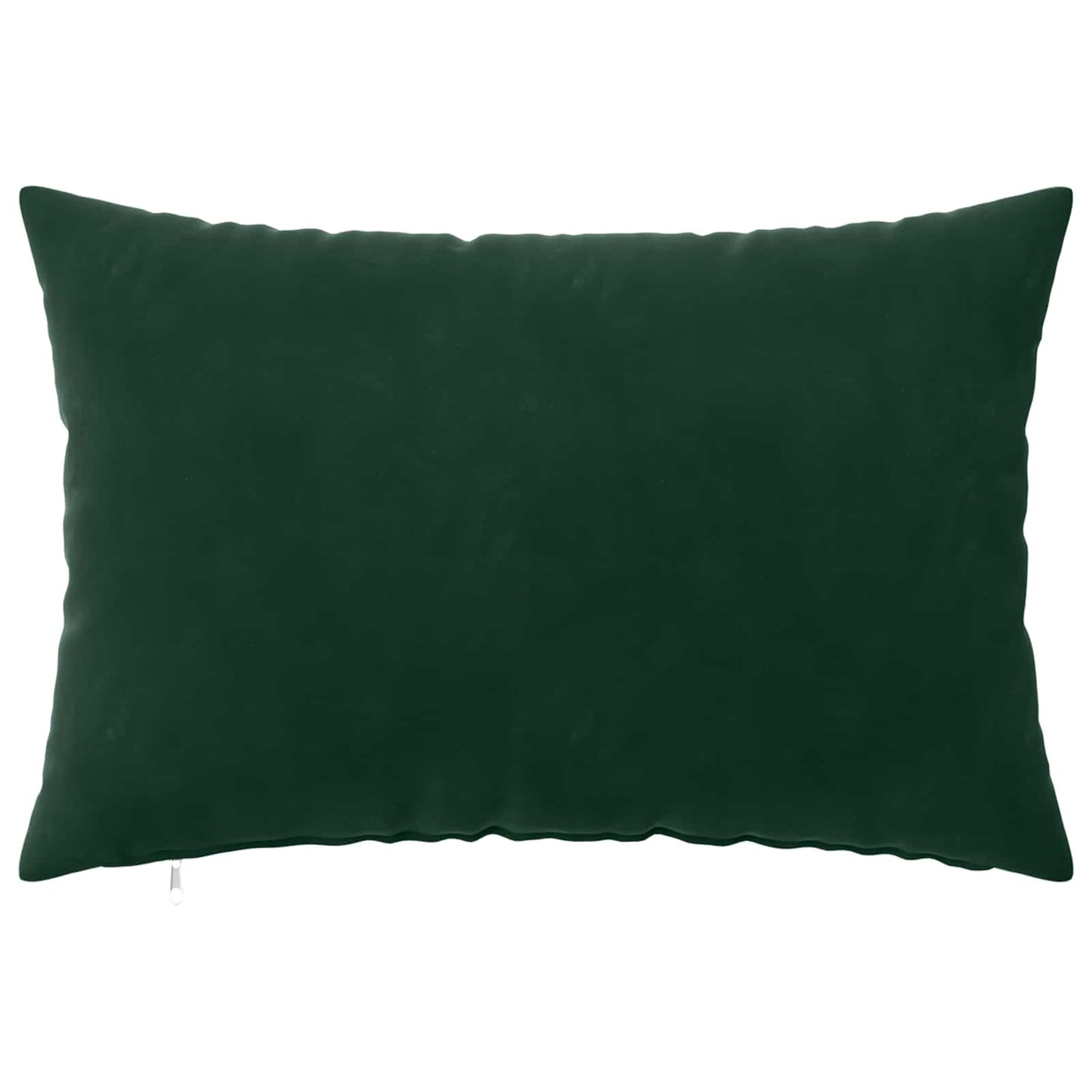 Cushion Cover 6 pcs HEERLEN Dark Green 30 x 50 cm Velvet